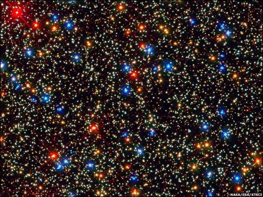 Cúmulo Omega Centauro, en el que hay unas 100.000 estrellas