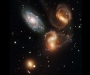 Quinteto de Stephans, un grupo de galaxias en colisión
