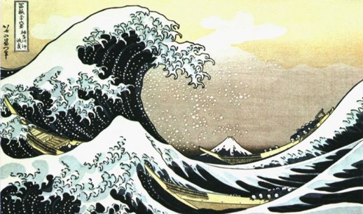 La gran ola de Kanagawa - KATSUSHIKA HOKUSAI